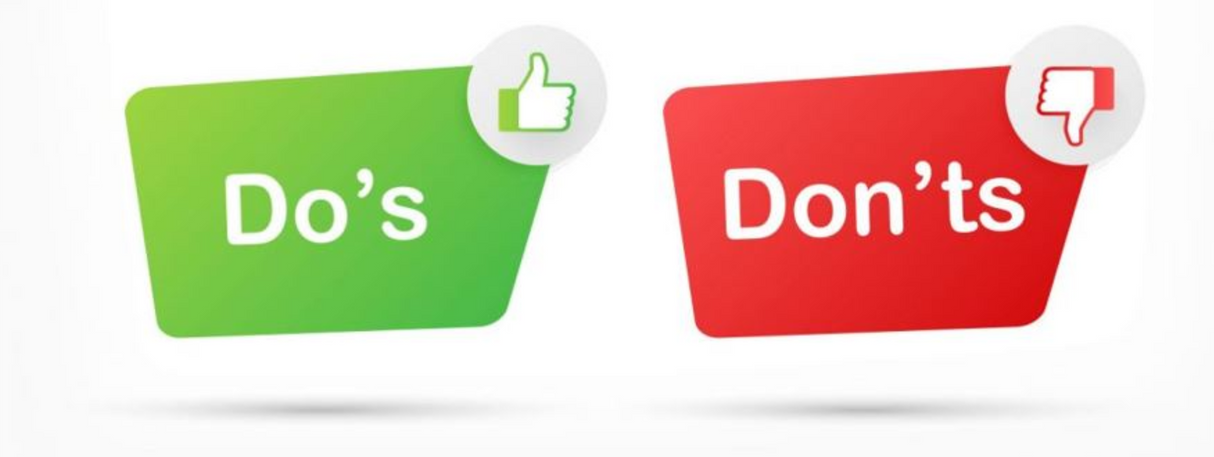 Do's and Don't Poster