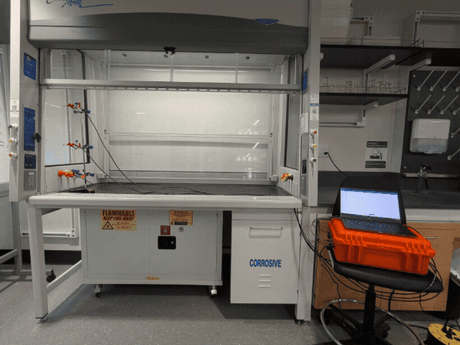 Face Velocity Profiler Kit with Testing Software